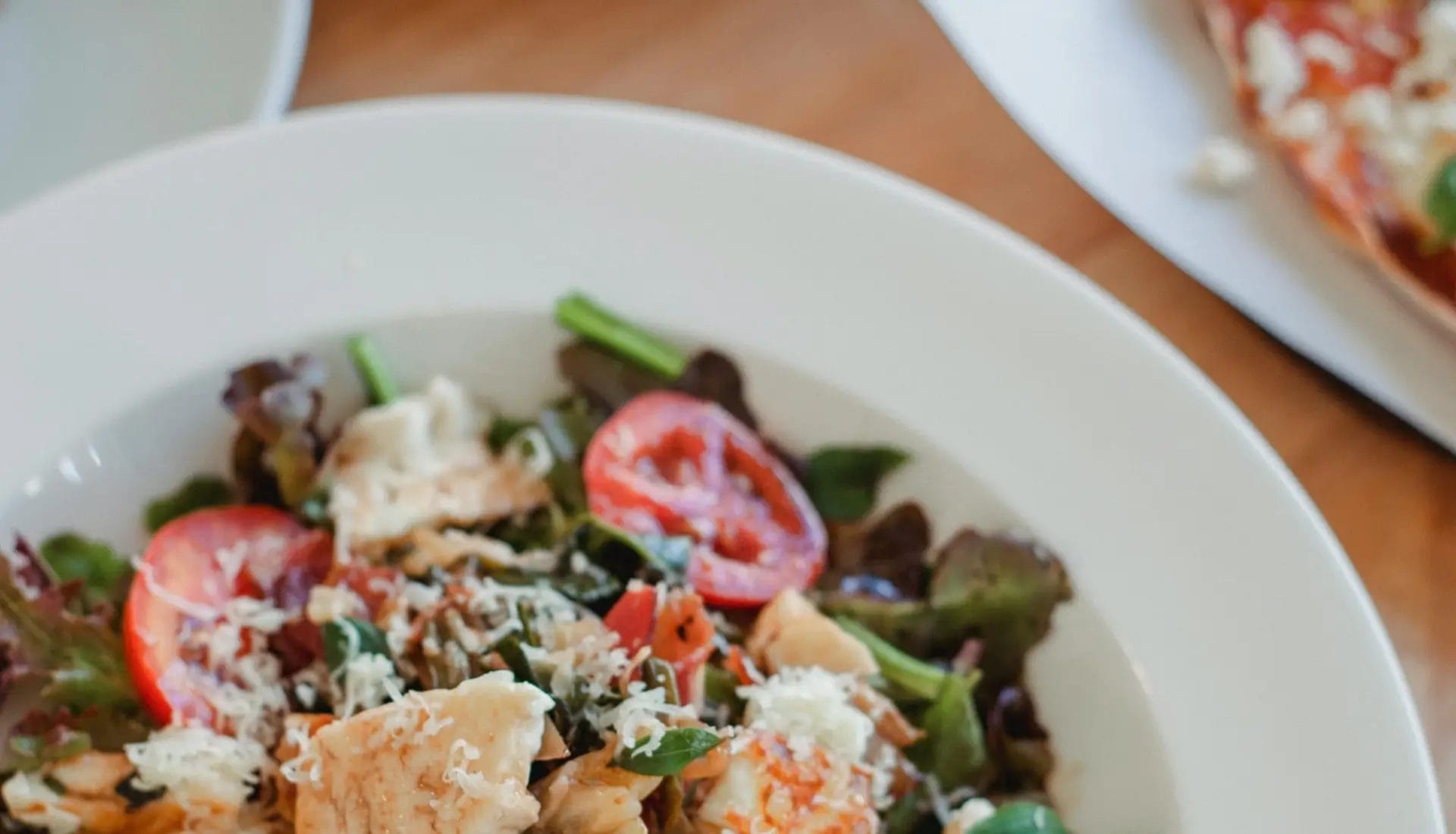 Healthy food plates